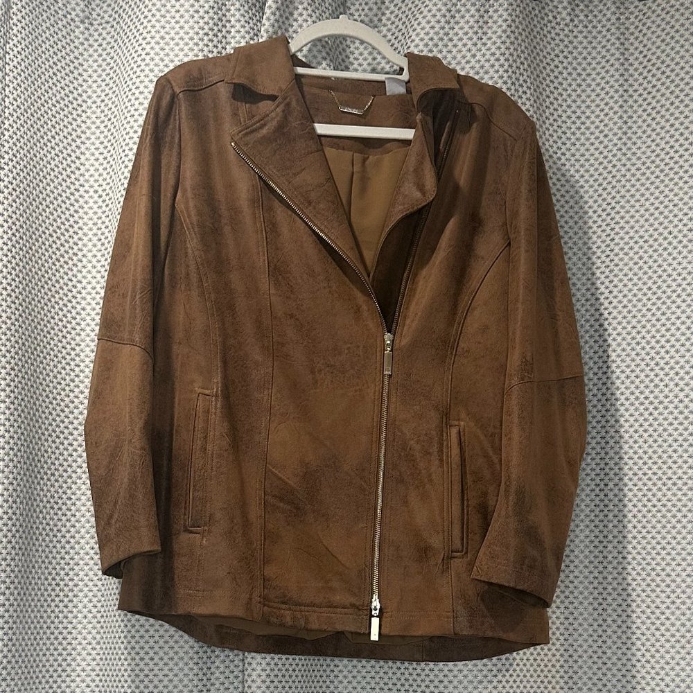Chico's pleather jacket!